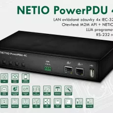 NETIO PowerPDU 4C - chytré PDU s měřením enegrie